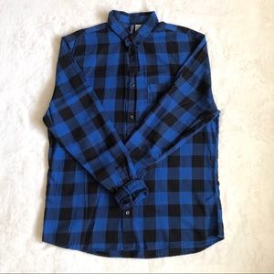 Divided H&M Flannel ‘Blue/Black’ EUR Large